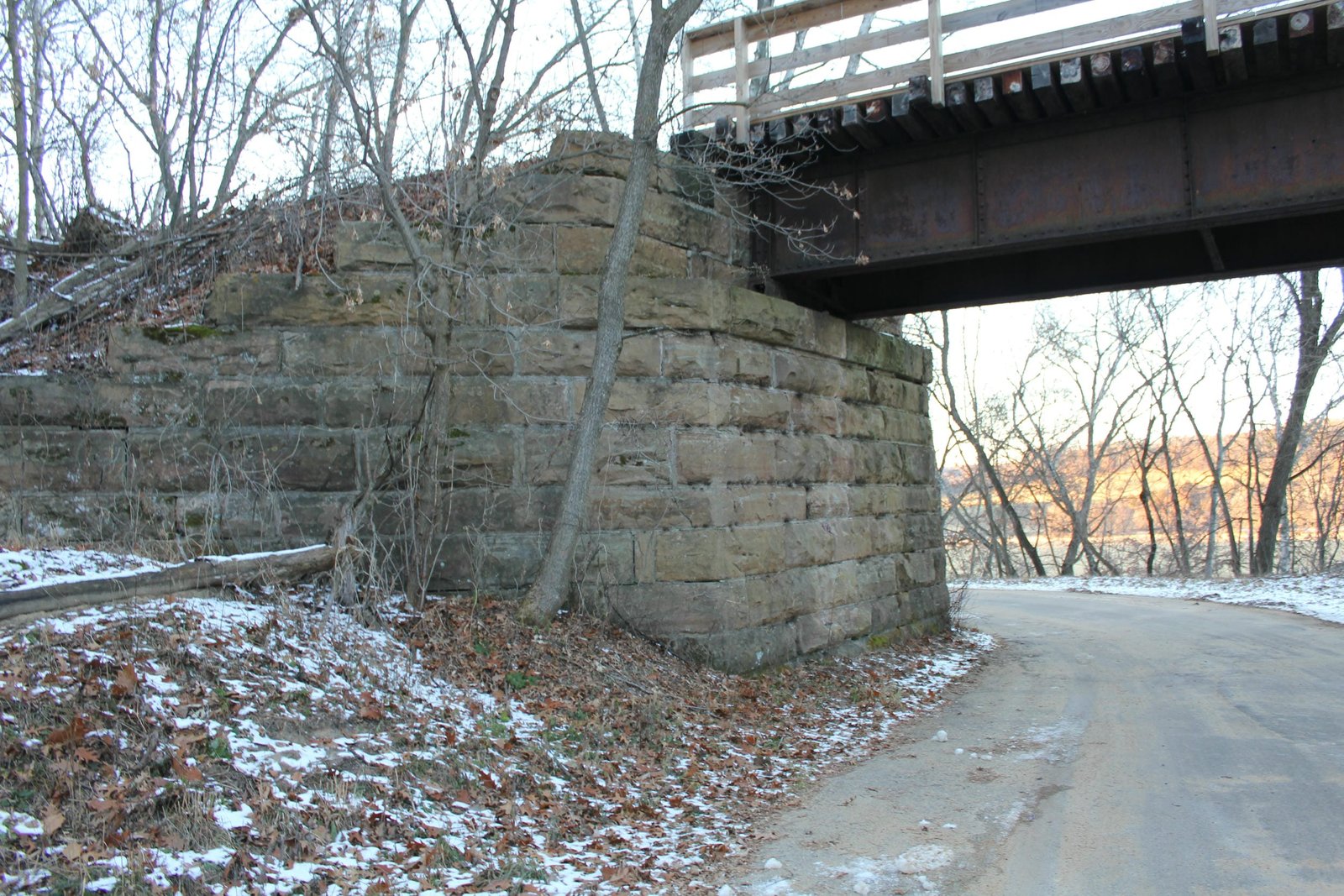 West abutment